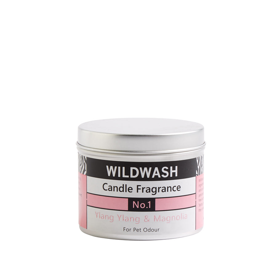 WildWash Candle in a Tin Fragrance No.1 - 40hrs burning time