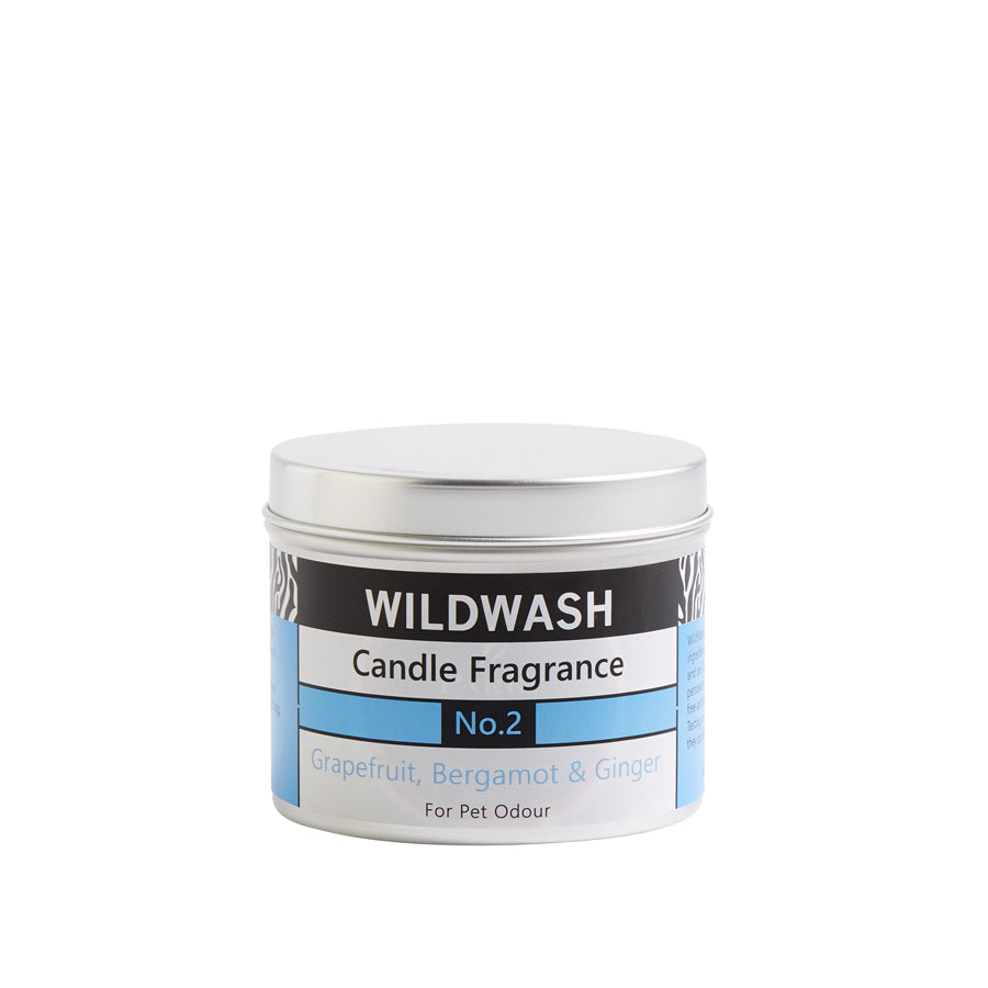 WildWash Candle in a Tin Fragrance No.2 - 40hrs burning time