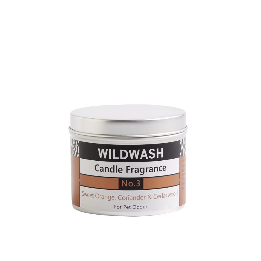 WildWash Candle in a Tin Fragrance No.3 - 40hrs burning time