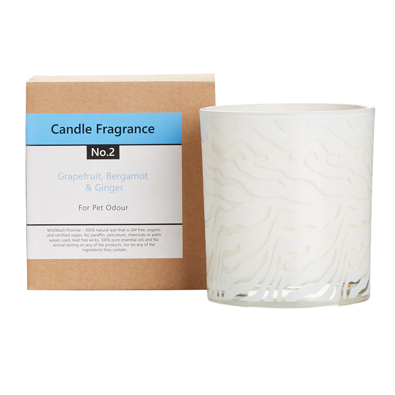 WildWash Natural Candle Fragrance No.2 - 60hrs burning time